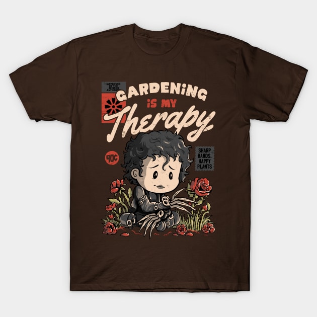 Gardening is My Therapy - Cute Geek Movie Gift T-Shirt by eduely